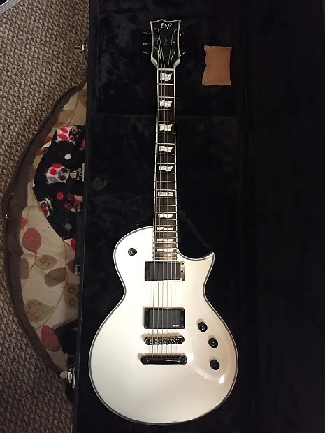 ESP Eclipse II Standard Japan 2013 Snow White Reverb