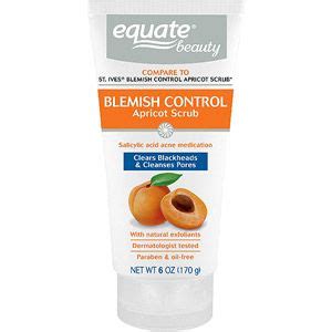 Equate Beauty Blemish Control Apricot Scrub Acne Medication Oz