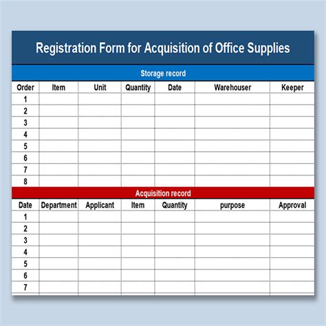 Purchase Request Form Template Excel