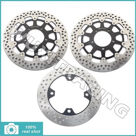 Full Set Front Rear Brake Discs Rotors For Kawasaki Er6 F Er6f 650 2006