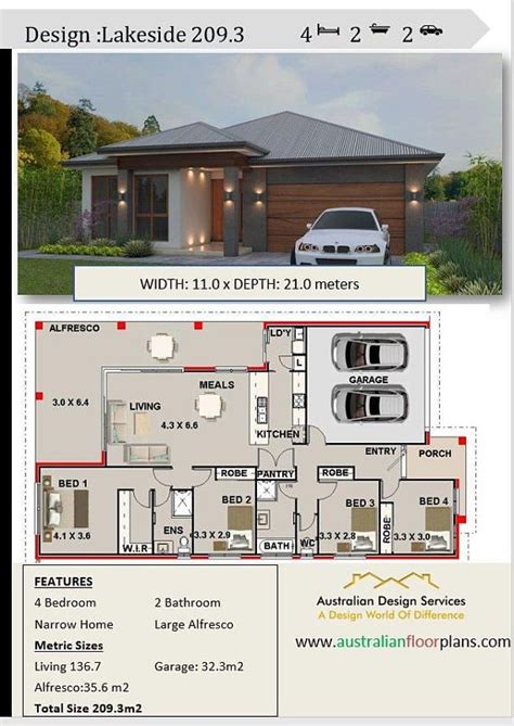 21+ Double storey house plans with double garage ideas