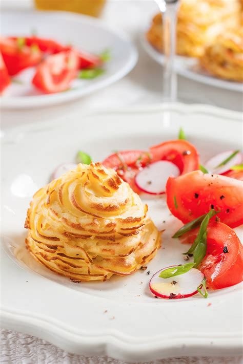 Recette pommes de terre à la dauphine garniture Marie Claire