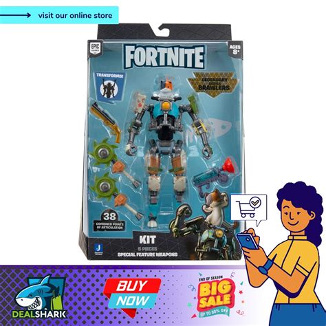 Fortnite Legendary Series Brawlers Kit Inch Detailed Articulated