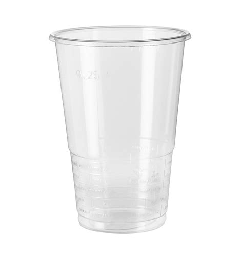 Vaso de Plástico PP Reutilizable Transparente 330ml Ø7 9cm 50 Uds