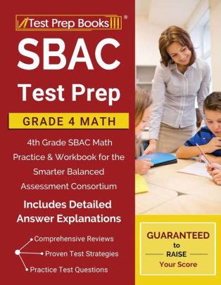 Sbac Test Prep Grade Math Th Grade Sbac Math Practice Workbook