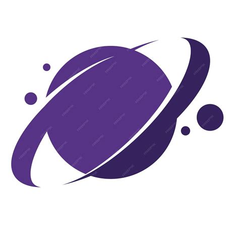 Diseño De Ilustración Vectorial Del Logotipo De Saturno Del Planeta