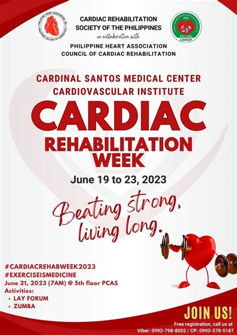 Cardiac Rehabilitation Week Cardinal Santos Medical Center