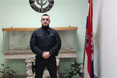 Policijski službenik Interventne jedinice policije Nikola Marketin