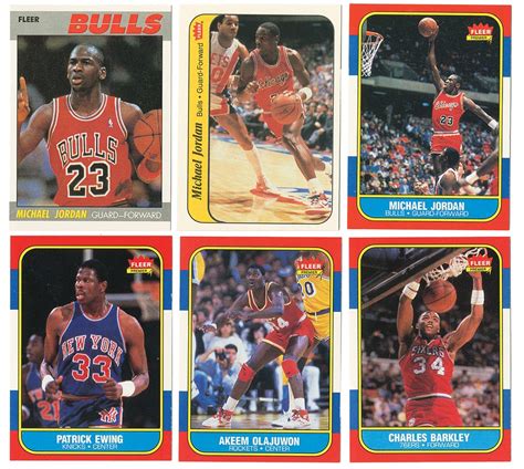 1986 87 Fleer BasketBall Set Collection With Stickers 2