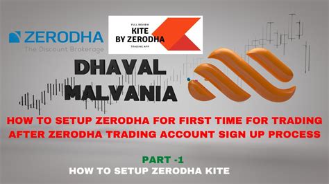 How To Setup Zerodha For First Time For Trading After Zerodha Trading