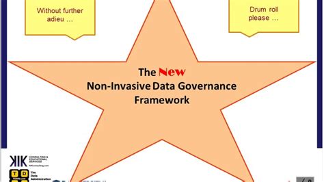 Rwdg Webinar The New Non Invasive Data Governance Framework Youtube