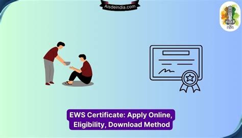 EWS Certificate: Apply Online, Eligibility, Download Pdf Method