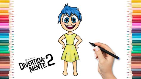 Como Desenhar Divertida Mente - Como Desenhar a ALEGRIA de DIVERTIDA MENTE 2 Passo a Passo Fácil Para ...