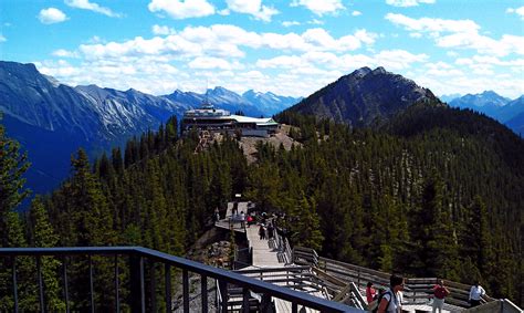 The walkway on top of Sulfur Mountain in Banff. | Sulphur mountain ...