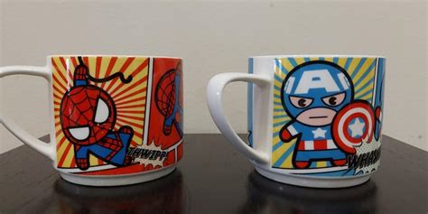 Darlie Marvel Cups Spiderman And Captain America Furniture Home