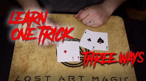 Learn 1 Card Trick 3 Different Ways Easy Card Trick Tutorial Youtube