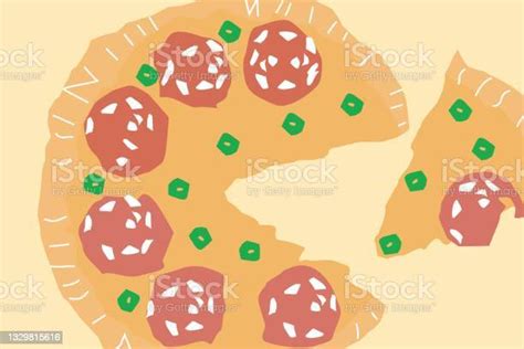 An Illustration Of The Pizza Stock Illustration Download Image Now