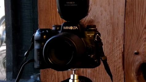 Minolta Maxxum Shooting Wireless Aqp Pe S Collection Youtube