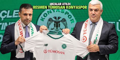 Konyasporun yeni sponsoru resmen TÜMOSAN oldu