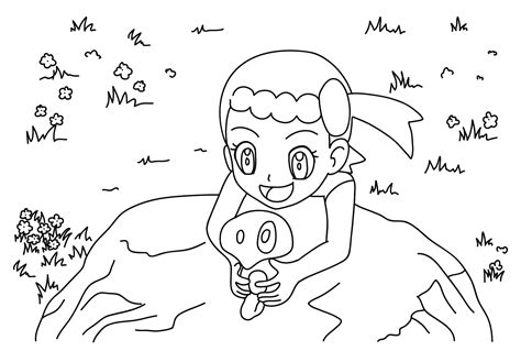 Bonnie Pokemon Coloring Page To Print Free Printable Coloring Pages