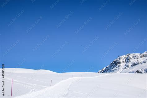 Paysage Alpin En Hiver Paysage Sous La Neige De La Station De Ski De