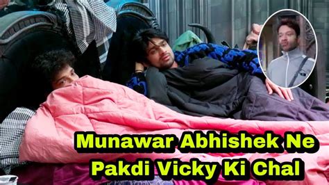 Munawar Faruqui और abhishek न पकड Vicky क Game Torture Task म बचन