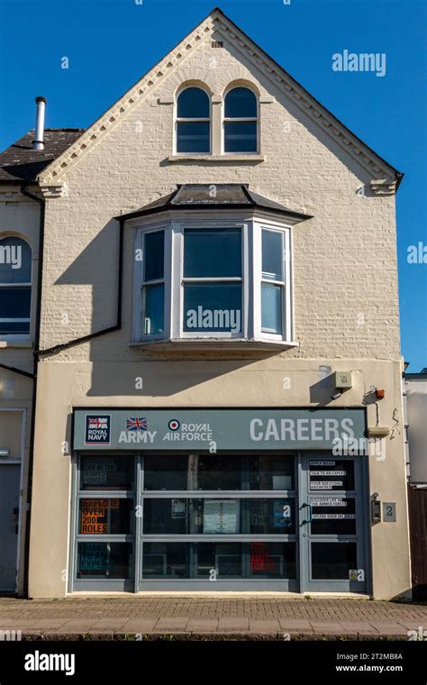 The British Armed Forces Recruitment Office In Cambridge England Uk