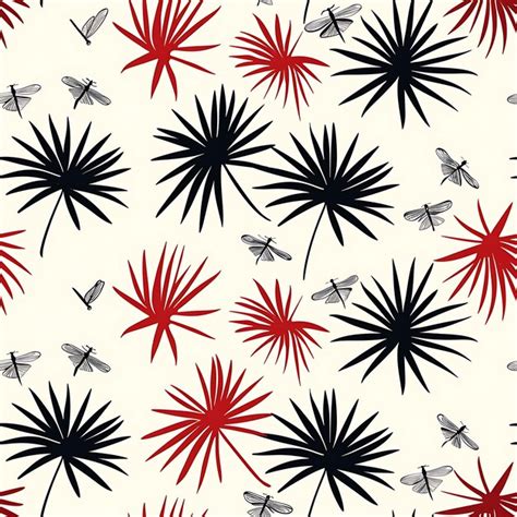 Premium Photo | Raffia Palm With Dragonfly Wing Textures and Simple ...