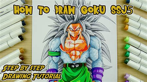 How To Draw Super Saiyan 5 Goku - Sonmixture11