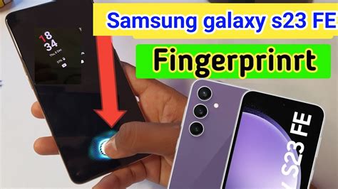 Samsung Galaxy S Fe Display Fingerprint Setting Samsung Galaxy S Fe