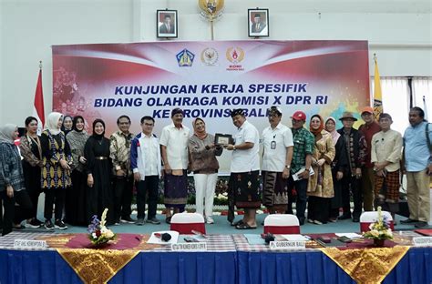 Terima Kunker Komisi X Dpr Ri Pj Gubernur Mahendra Jaya Sampaikan