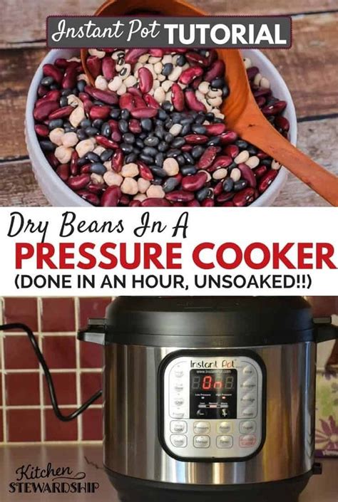 How To Pressure Cook Dry Beanslegumes With Or Without Soaking