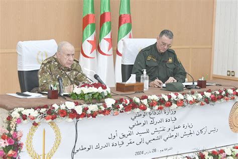 MDN le Général dArmée Chanegriha en visite de travail au