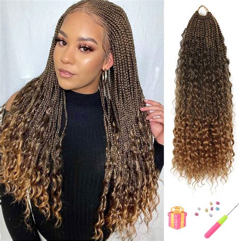 Buy Box Braids Crochet Hair 22 Inch Goddess Box Braid Crochet Hair 24