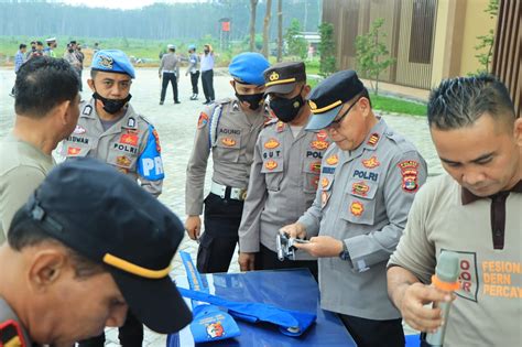 Sipropam Polres Tubaba Cek Personel Pemegang Senpi Dinas Cakra Lampung