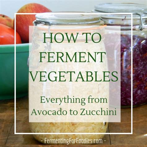 Fermenting for Foodies - Health, Taste, and Tradition