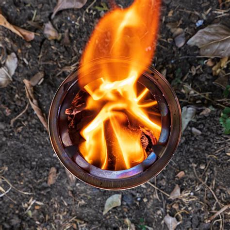 The Solo Stove Lite is a lightweight and compact wood burning stove ...