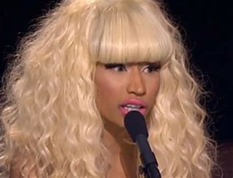 Nicki Minaj Blonde Curly Hair