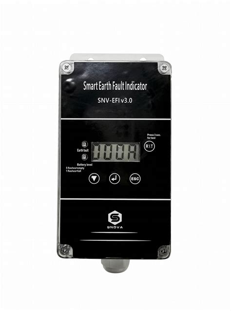 Snv Efi Smart Earth Fault Indicator With Lcd Display Snova