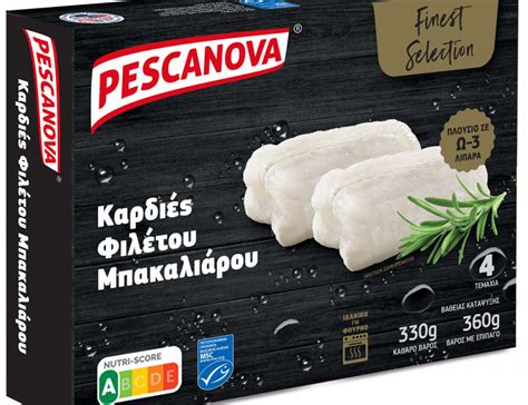 Pescanova Καρδιές Φιλέτου Μπακαλιάρου Κατεψυγμένες 330 gr mymarket gr