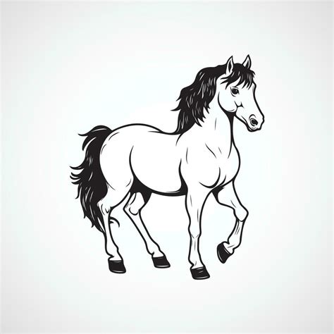 vector black horse logo template 26574873 Vector Art at Vecteezy