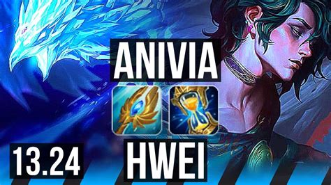 Anivia Vs Hwei Mid Games Godlike Kr Master