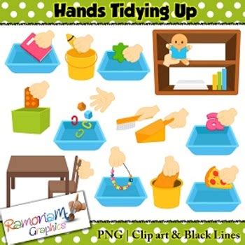 Classroom Tidy Up Clip art by RamonaM Graphics | TpT