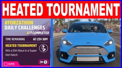 Forza Horizon 5 Heated Tournament Forzathon Daily Challenges Win A Drit