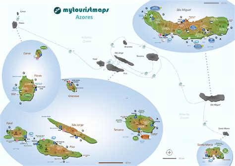 Mytouristmaps Interactive Travel And Tourist Map Of Azores