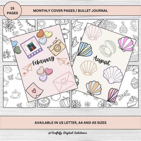 Monthly Etsy Shop Journal