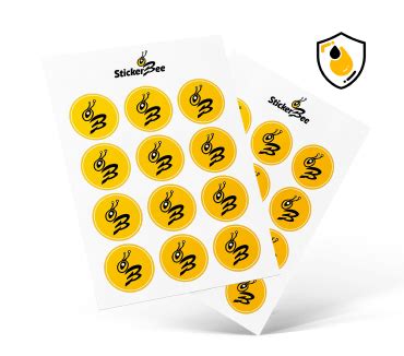 StickerBee - Transparent vinyl stickers