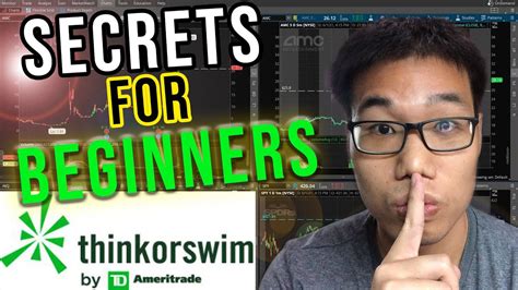 Thinkorswim Tutorial For Beginners I Td Ameritrade I Technical