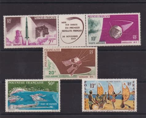 Polynesie Serie Complete De Timbres Poste Aerienne Neuf N