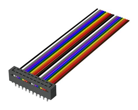 HCMD 17 T 02 00 02 Samtec Flachbandkabel IDC Stecker Auf IDC Buchse